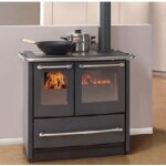 Cuisinire  bois nordica extraflame sovrana easy 2. 0 9kw noir