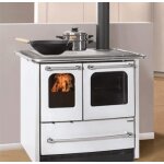 Cuisinire  bois nordica extraflame sovrana easy evo 2. 0 9kw blanc