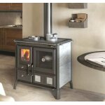 Cuisini�re � bois la nordica gardenia pierre naturelle 9. 5kw