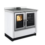 Cuisini�re � bois la nordica venezia blanc 8kw