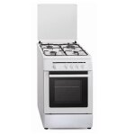 Cuisinière à gaz vitrokitchen cb55bb but blanc 1800 w Cuisinière à gaz vitrokitchen cb55bb but blanc 1800 w
