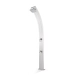 Douche solaire spring 30 litres alluminium inox avec rince pied Douche solaire spring 30 litres alluminium inox avec rince pied