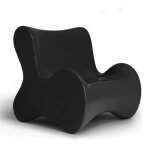 Doux butaca fauteuil vondom noir Doux butaca fauteuil vondom noir
