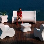 Doux mesa table basse vondom blanc