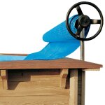 Enrouleur couverture pour piscine bois rectangulaire bwt mypool Enrouleur couverture pour piscine bois rectangulaire bwt mypool