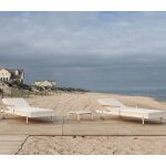 Ensemble de 2 chaises longues sun lounger hamptons avec table basse Ensemble de 2 chaises longues sun lounger hamptons avec table basse