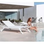 Ensemble de 4 chaises longues africa vondom bain de soleil