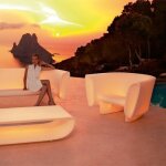 Fauteuil bumbum vondom blanc Fauteuil bumbum vondom blanc