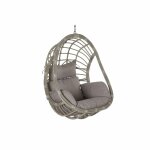 Fauteuil de jardin suspendu dkd home decor 90 x 70 x 110 cm gris