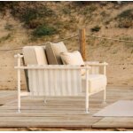 Fauteuil lounge hamptons aluminium cru vondom