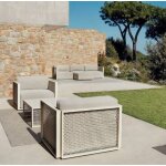 Fauteuil lounge vondom the factory aluminium ecru Fauteuil lounge vondom the factory aluminium ecru