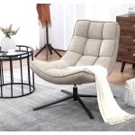 Fauteuil pivotant vari tissu sable veryforma