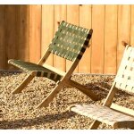 Fauteuil pliable beli en bois massif et corde verte veryforma Fauteuil pliable beli en bois massif et corde verte veryforma