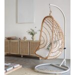 Fauteuil suspendu kate en rotin naturel et acier veryforma Fauteuil suspendu kate en rotin naturel et acier veryforma
