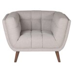Fauteuil en tissu gris clair meryl kosyform Fauteuil en tissu gris clair meryl kosyform