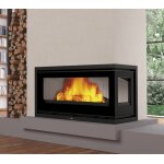 Insert  bois bronpi cairo 110 - d 2 vitres ct droit vision 15kw