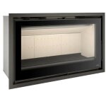 Insert  bois ferlux f - 1000 large 14. 1 kw turbo ventil