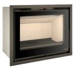 Insert  bois ferlux f - 800 large 9. 4 kw turbo ventil