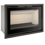 Insert  bois ferlux f - 900 large 11. 8 kw turbo ventil