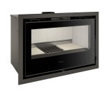 Insert  bois ferlux galaxy 80 panoramique 12 kw
