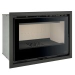 Insert  bois ferlux teide 80 panoramique 9. 6 kw turbo ventil