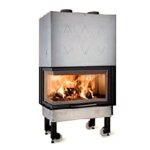 Insert  bois la nordica angle gauche monobloc 800 sx 10kw noir