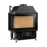 Insert à bois quattro 60 a. caminetti 2 cotés vitrés gauche Insert à bois quattro 60 a. caminetti 2 cotés vitrés gauche