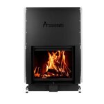 Insert foyer  bois flat 90x60 a. caminetti