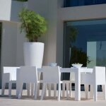 Jut mesa 180 table rectangulaire vondom blanc Jut mesa 180 table rectangulaire vondom blanc