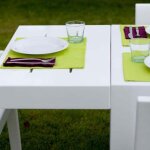 Jut mesa 280 table rectangulaire vondom blanc Jut mesa 280 table rectangulaire vondom blanc