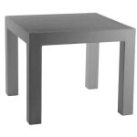 Jut mesa 90 table haute vondom gris Jut mesa 90 table haute vondom gris