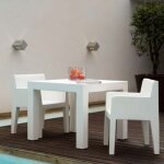 Jut sillon fauteuil vondom blanc Jut sillon fauteuil vondom blanc