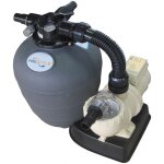 Kit de filtration à sable 8 mètres cube par heure poolstyle Kit de filtration à sable 8 mètres cube par heure poolstyle