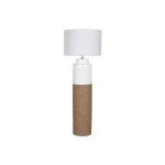 Lampadaire home esprit blanc marron 220 v 50 x 50 x 139, 5 cm Lampadaire home esprit blanc marron 220 v 50 x 50 x 139, 5 cm
