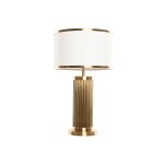 Lampe de bureau home esprit blanc doré 50 w 220 v Lampe de bureau home esprit blanc doré 50 w 220 v
