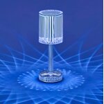 Lampe gatsby cylindre cristal vondom led avec batterie