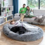Lit de chien pour humains human dog bed xxl innovagoods grey Lit de chien pour humains human dog bed xxl innovagoods grey