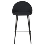 Lot de 2 chaises de bar en tissu gris foncé aya kosyform Lot de 2 chaises de bar en tissu gris foncé aya kosyform