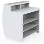 Lot de 2 etagères fiesta comptoir 120 vondom Lot de 2 etagères fiesta comptoir 120 vondom