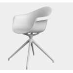 Lot de 2 fauteuils pivotants incasso gloss blanc vondom