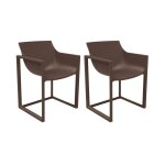 Lot de 2 fauteuils wall street vondom bronze Lot de 2 fauteuils wall street vondom bronze