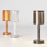 Lot de 2 lampes gatsby cilindro ambre sans fil vondom led Lot de 2 lampes gatsby cilindro ambre sans fil vondom led