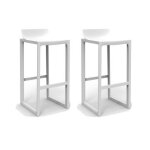 Lot de 2 tabourets hauts wall street vondom blanc Lot de 2 tabourets hauts wall street vondom blanc