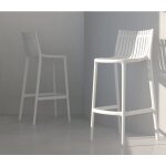 Lot de 4 tabourets de bar ibiza blanc vondom