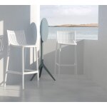 Lot de 4 tabourets hauts ibiza counter blanc vondom Lot de 4 tabourets hauts ibiza counter blanc vondom