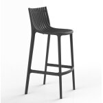 Lot de 4 tabourets hauts ibiza counter noir vondom Lot de 4 tabourets hauts ibiza counter noir vondom