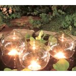 Lot de trois sph�res transparentes et flottantes multibright float