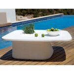 Moma low table jardiniere vondom blanc Moma low table jardiniere vondom blanc