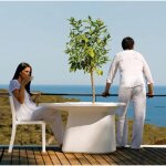 Moma medium table jardiniere vondom blanc Moma medium table jardiniere vondom blanc