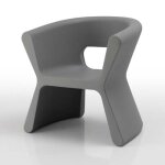 Pal sillon fauteuil vondom gris Pal sillon fauteuil vondom gris